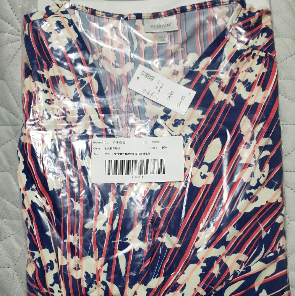 Avenue Womens Plus Size Top